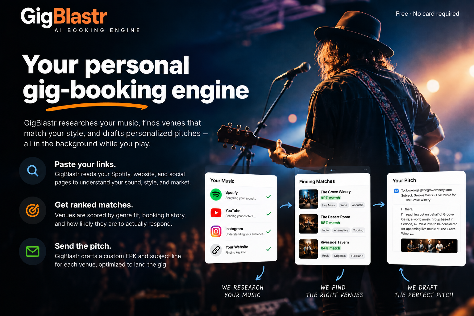 GigBlastr — Your Concert Booking Engine